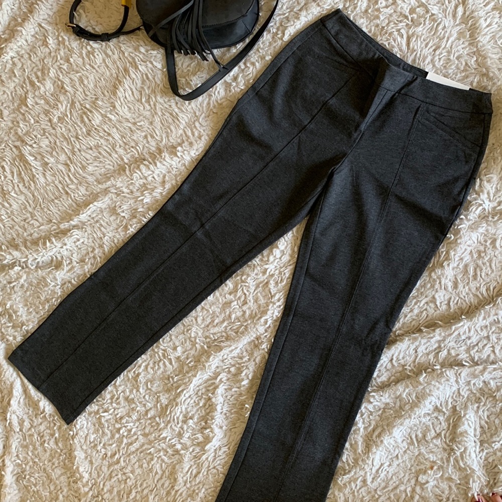 Hi rise straight leg trouser